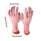 Fake Severed Hand Thrilling Severed Human Arm Realistic Gauze Horror Party Supplies For Halloween Parties Vampire Makeup Costume