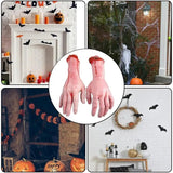 Fake Severed Hand Thrilling Severed Human Arm Realistic Gauze Horror Party Supplies For Halloween Parties Vampire Makeup Costume