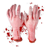 Fake Severed Hand Thrilling Severed Human Arm Realistic Gauze Horror Party Supplies For Halloween Parties Vampire Makeup Costume