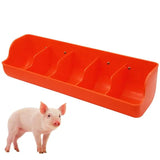 Farm Piglet Feeder Trough Thicken  Plastic Automatic Feeding Pig Sow Feeder Delivery Bed Feeding Trough Farming Equipment
