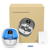 Fast Shipping Foot Spa Massager Automatic Roller 3 Massager Mode Shiatsu Pressing Kneading Fast Heated Foot Bath Massage Machine