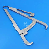 Fat caliper skin fold thickness meter body fat measuring instrument sebum clamp stainless steel measuring clip