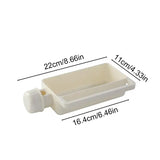 Faucet Sponge Holder Kitchen Sponge Holder Hollow Design Faucet Storage Rack Sponge Holder For Sink Drain Storage Space-Saving