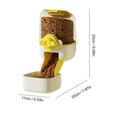 Ferret Food Bowl For Cage Pets Food Hangings Bowl High Capacity Dogs Cage Feeder Automatic Pets Food Hangings Bowl Candy Colors