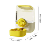 Ferret Food Bowl For Cage Pets Food Hangings Bowl High Capacity Dogs Cage Feeder Automatic Pets Food Hangings Bowl Candy Colors