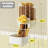 Ferret Food Bowl For Cage Pets Food Hangings Bowl High Capacity Dogs Cage Feeder Automatic Pets Food Hangings Bowl Candy Colors