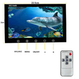 Fish Finder Underwater Fishing Camera 15pcs White  LEDs + 15pcs Infrared Lamp For Ice/Sea/River Fishing with 10inch 1000TVL Cam