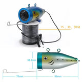 Fish Finder Underwater Fishing Camera 15pcs White  LEDs + 15pcs Infrared Lamp For Ice/Sea/River Fishing with 10inch 1000TVL Cam