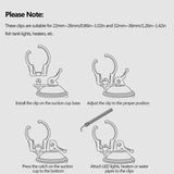 Fish Tank Heating Rod Holder Clamp Clip With Suction Cup For Fishbowl Fish Tank Supplies Aquarium Décor For Holding Led Light