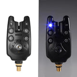Fishing Bite Alarm Set Digital Fishing Alarm Kit LED Alarm Indicator Alert Bell Fishing Swinger Fishing Tackle With Zippered Box