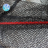 Fishing Net Folding Fishing Brail Blue Soft Rubber Landing Net Eva Handle Fishing Nets Tools Fish Nets Accessories