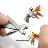 Fishing Quick Knot Tool Fast Tie Nail Knotter Line Cutter Clipper Nipper Hook Sharpener Fly Tying Tool Fishing Tackle