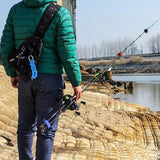 Fishing Rod Tie Holders Straps Fastener Hook Belts Loop Cable Cord Ties Belt Elastic Wrap Band Outdoor Fishing Tools Accessory