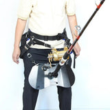 Fishing Rod Waist Belt Mat Adjustable Fighting Belt Fishing Harnesses for Sea Fishing  Belt Strap Tackle Tools Accessories