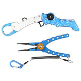 Fishing Tackle Set Stainless Steel Scale Fish Lip Grip Fish Control with Multifunction Pliers Equipment for Fishing
