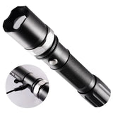 Flashlight Led Strong Light Rechargeable Outdoor Aluminum Alloy Rotating Focusing Ultra Bright Long Range Mini Portable Flash