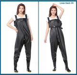 Fly Fishing Waders Waterproof Hunting Fishing Wading Clothes Chest Clothes Coverall Pants Men Women PVC Plastic Fiber Waders