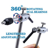 Fly Tying Vise 360° Rotation Portable Universal Stainless Steel Rotary Fishing Hook Rotary Tying Vise Fly Tying Tools