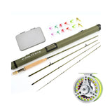 Fly fishing Rod 9FT Combo and Fly Fishing Reel Set 3/4 5/6 7/8WT Larger Arbor with Fly Fishing Flies