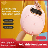 Foldable Foot Bath Bucket Fully Automatic Foot Massager Electric Constant Temperature Heating Household Bubble Foot Spa Massage
