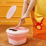 Foldable Foot Bath Bucket Fully Automatic Foot Massager Electric Constant Temperature Heating Household Bubble Foot Spa Massage
