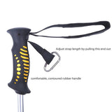 Folding 139cm Wading Staff For Fishing Hiking Stick Collapsible Outdoor Light Weight Fly Fishing Stick Tackle Rods Walking Stick
