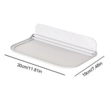 Folding Shelf Punch-Free Rack Bathrooms Shelves Folding Self-Adhesive Space-Saving Storage Shelves For Towels Cameras Tablets