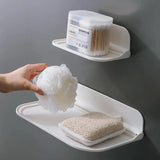 Folding Shelf Punch-Free Rack Bathrooms Shelves Folding Self-Adhesive Space-Saving Storage Shelves For Towels Cameras Tablets