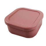 Food Grade Silicone Portable Bowl Lunch Box Microwave Bento Box Feeding Fresh Food Container Children's Tableware