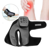 Foot Ankle Massager With Air Pockets Vibration Heating Acupuncture Points Pain Relief Massage Therapy for Heels Toes and Ankles