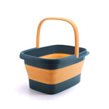 Foot Bath Basin Foldable Massage Footbath Tub Outdoor Bucket Light Pink