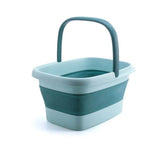 Foot Bath Basin Foldable Massage Tub Washbasin Outdoor Bucket Dark Blue