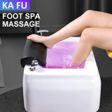 Foot Bath Basin For Beauty Salon Acrylic Massage Surfing Lights Water Foot Therapy Basin Pedicur Bowl Foot Spa Pedicure Machine