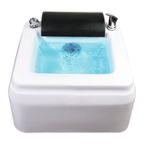 Foot Bath Basin For Beauty Salon Acrylic Massage Surfing Lights Water Foot Therapy Basin Pedicur Bowl Foot Spa Pedicure Machine