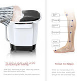 Foot Soaking Over The Calf Automatic Foot Bath Bucket Foot Washing Electric Heating Massage Deep Bucket Foot Soaker Tub