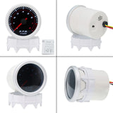 For 12V Gasoline Car 52mm Universal Smoke Len Tachometer RPM Turbo Boost Gauge 2 Bar PSI Water Temp Meter Oil Pressure Gauge