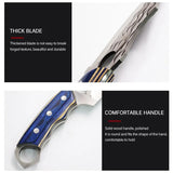 Forged Boning Knife,Stainless Steel Chef's Knife for Cutting Kitchen Knife for Hunting, Fishing, BBQ,Camping Survival Knife