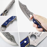 Forged Boning Knife,Stainless Steel Chef's Knife for Cutting Kitchen Knife for Hunting, Fishing, BBQ,Camping Survival Knife