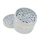 Four Layer Rainbow Zinc Alloy Cigarette Grinder 3pcs Set Tobacco Grinder Cigarette Crusher Zinc Alloy Smoke Accessories 2inch