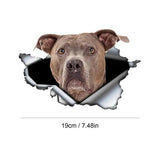 French Dog Wall Decals 3D Adorable Car Decal With French Dogs Decorative Creative Decals For Kindergarten Living Room Bedroom