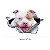 French Dog Wall Decals 3D Adorable Car Decal With French Dogs Decorative Creative Decals For Kindergarten Living Room Bedroom