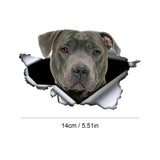 French Dog Wall Decals 3D Adorable Car Decal With French Dogs Decorative Creative Decals For Kindergarten Living Room Bedroom