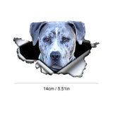 French Dog Wall Decals 3D Adorable Car Decal With French Dogs Decorative Creative Decals For Kindergarten Living Room Bedroom