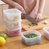 Fruit Storage Containers Refrigerator Produce Container Box With Lid Multipurpose Fridge Organizer Storage Box Tray To Keep