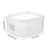 Fruit Storage Containers Refrigerator Produce Container Box With Lid Multipurpose Fridge Organizer Storage Box Tray To Keep