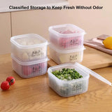 Fruit Storage Containers Refrigerator Produce Container Box With Lid Multipurpose Fridge Organizer Storage Box Tray To Keep