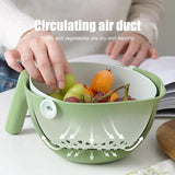Fruit Strainer Bowl Draining Basin Washer For Vegetables Cleaning Tool Basket For Restaurant Home For Vegetables Rice Plums