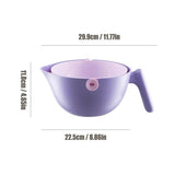 Fruit Strainer Bowl Draining Basin Washer For Vegetables Cleaning Tool Basket For Restaurant Home For Vegetables Rice Plums