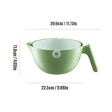 Fruit Strainer Bowl Draining Basin Washer For Vegetables Cleaning Tool Basket For Restaurant Home For Vegetables Rice Plums