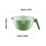Fruit Strainer Bowl Draining Basin Washer For Vegetables Cleaning Tool Basket For Restaurant Home For Vegetables Rice Plums